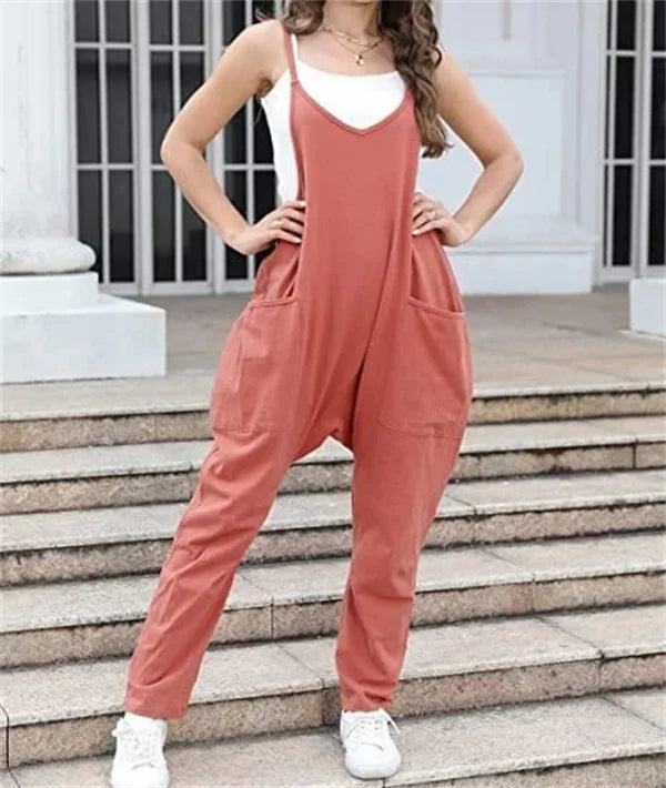 New Casual Jumpsuit with Pockets