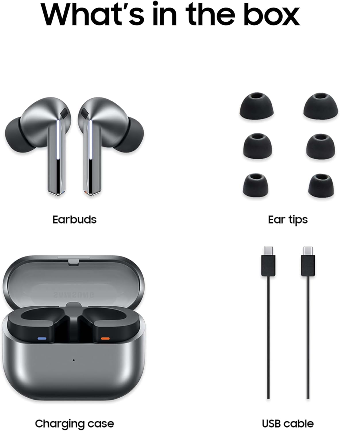 amsung Galaxy Buds 3 Pro AI True Wireless Bluetooth Earbuds, Noise Cancelling, Sound Optimization, Redesigned Comfort Fit
