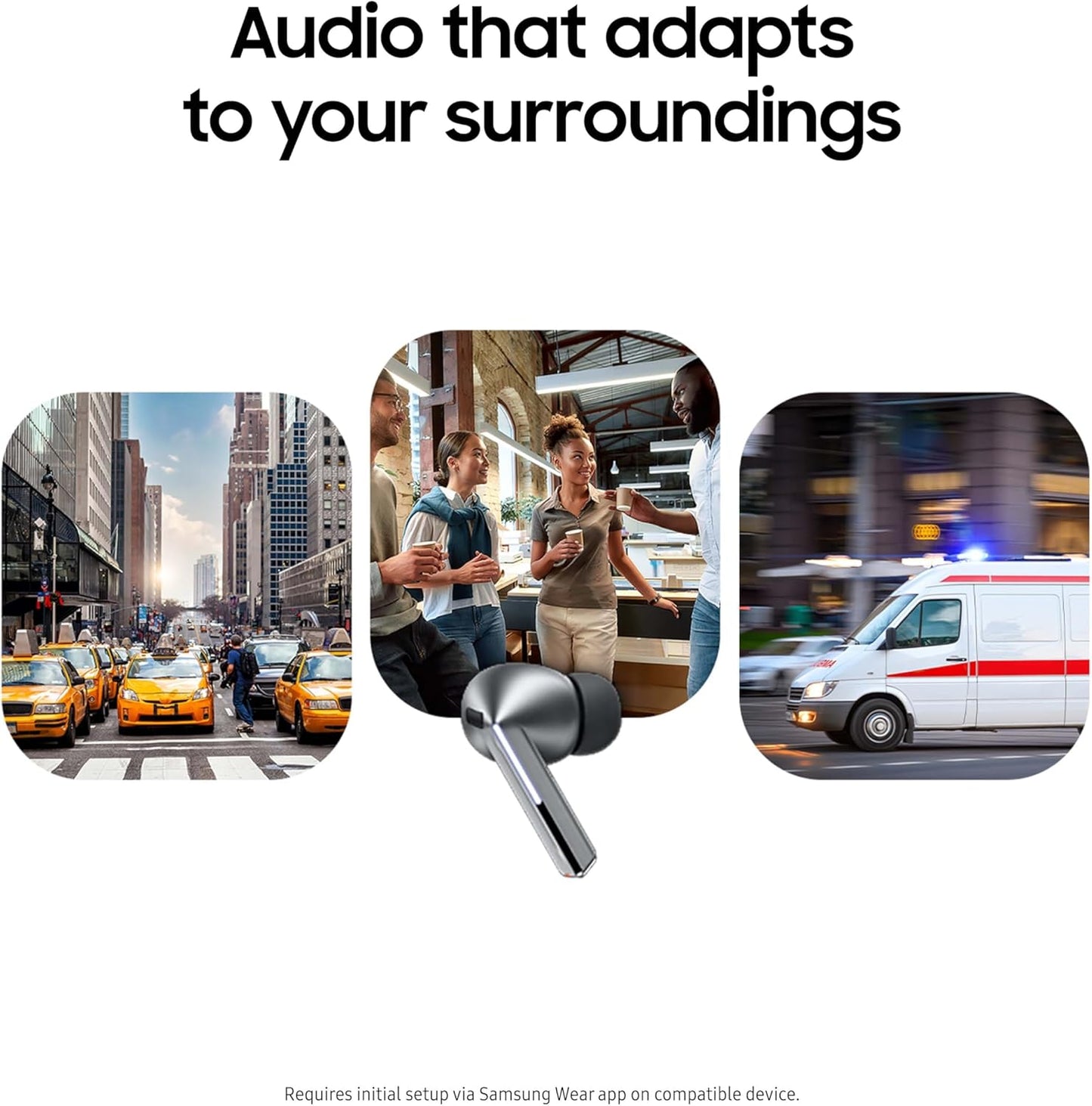 amsung Galaxy Buds 3 Pro AI True Wireless Bluetooth Earbuds, Noise Cancelling, Sound Optimization, Redesigned Comfort Fit
