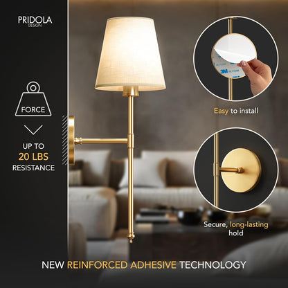 Elegant Wireless Wall Sconce Set™