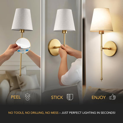 Elegant Wireless Wall Sconce Set™