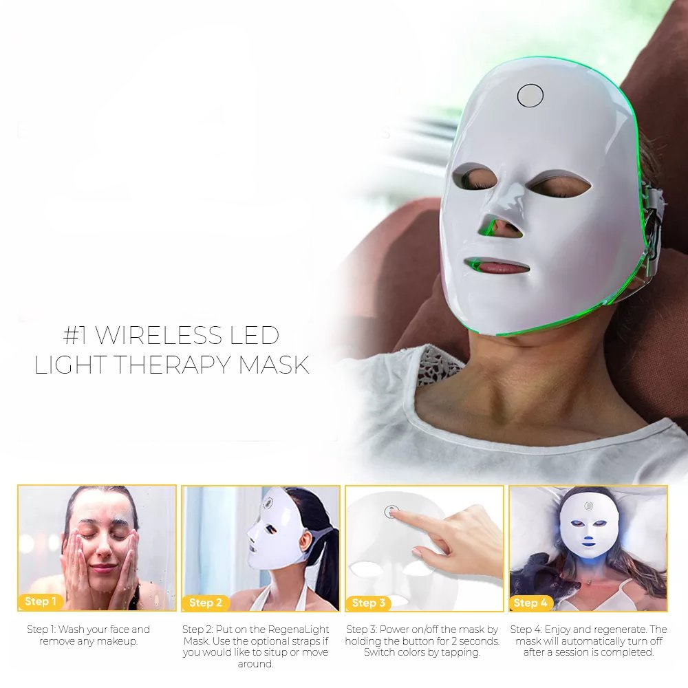 #1 Wireless Led Face Mask Therapy - Uprium