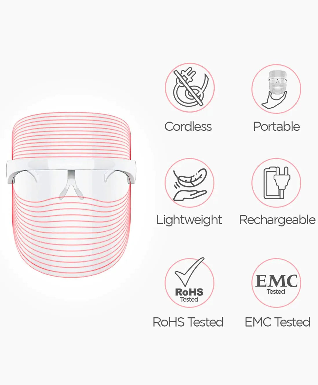 LED Face Mask Shield Therapy - Uprium